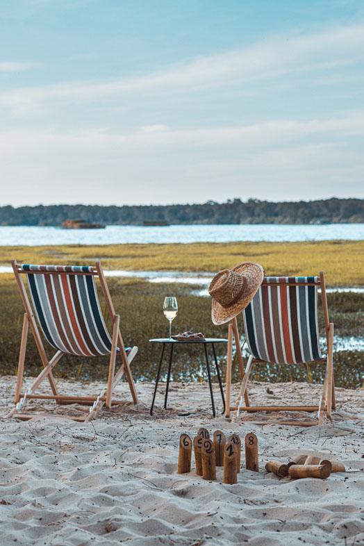 Dans les landes se cache un ravissant bar à champagne ouvert de juin à septembre